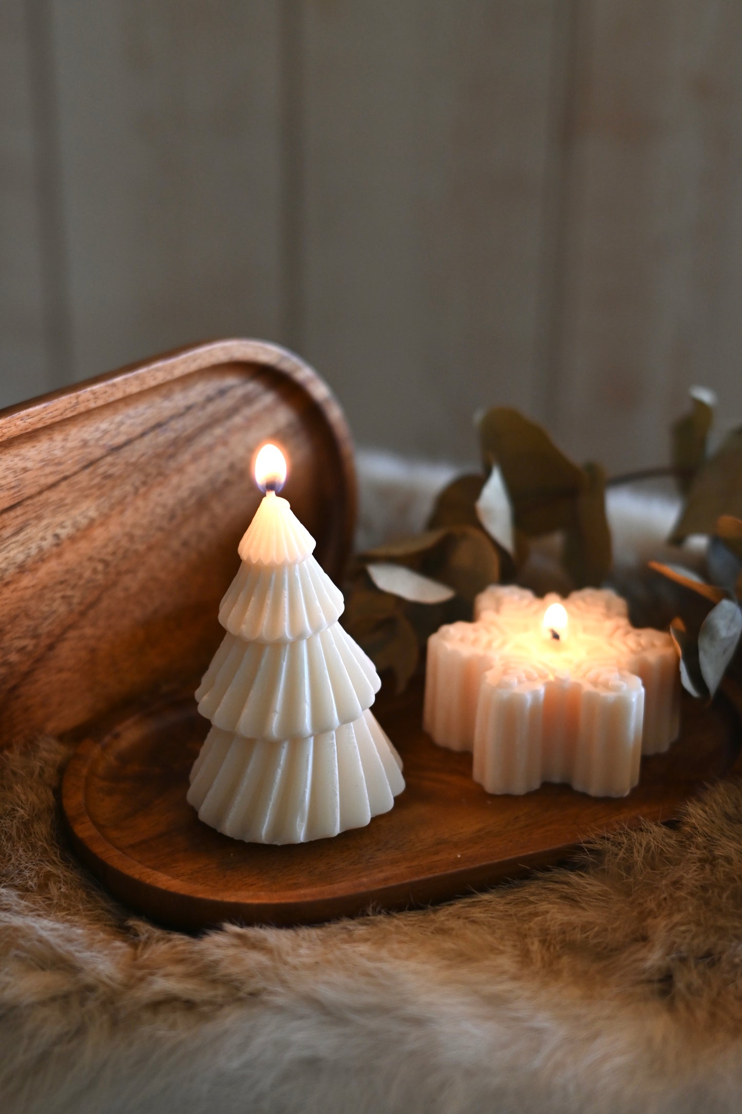 Plateau Ovale en bois d'acacia