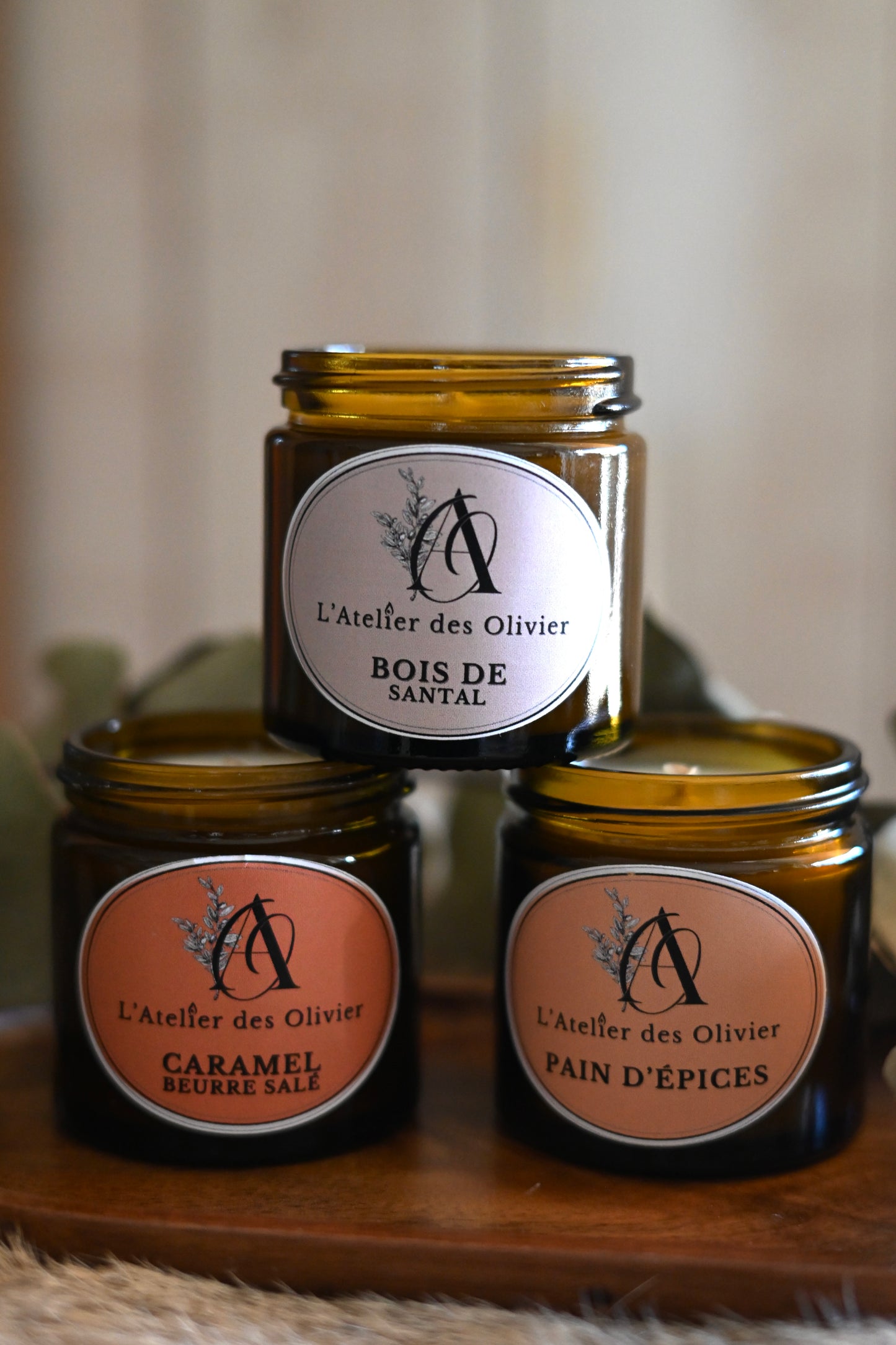 Coffret 3 bougies Parfumées - 60g